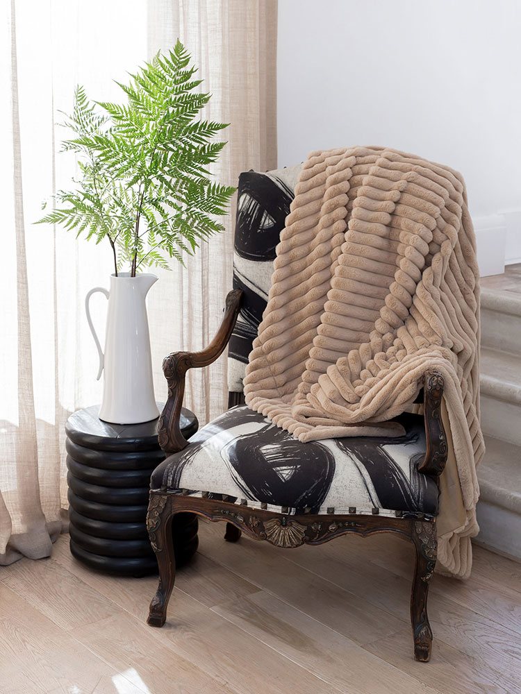 Decadence Gold Throw