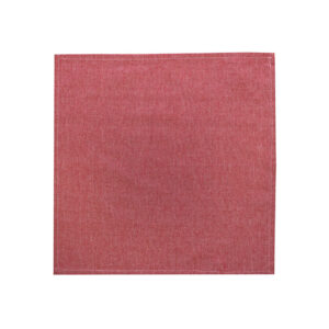 Revana Chambray Red 4 Pack Napkins