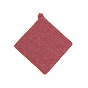 Revana Chambray Red Pot Holder