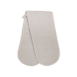 Revana Chambray Stone Double Oven Glove
