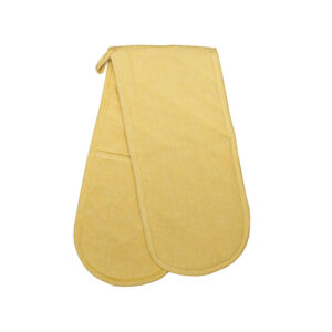Revana Chambray Yellow Double Oven Glove