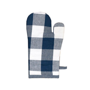 Revana Check Navy Oven Mitt