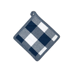 Revana Check Navy Pot Holder