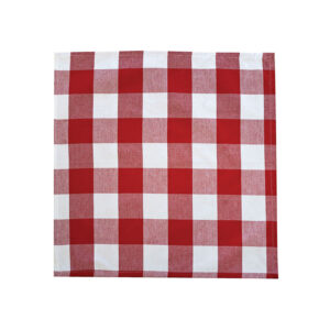 Revana Check Red 4 Pack Napkins