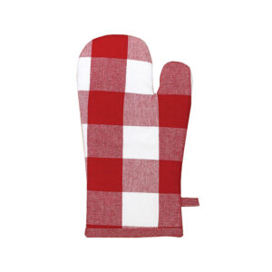 Revana Check Red Oven Mitt