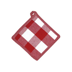 Revana Check Red Pot Holder