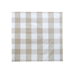 Revana Check Stone 4 Pack Napkins