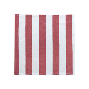 Revana Stripe Red 4 Pack Napkins