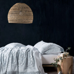 Somers Soft Blue Bed Cover