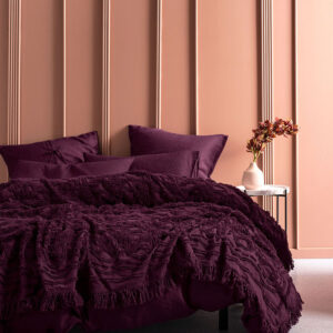 Somers Wine Bed Cover