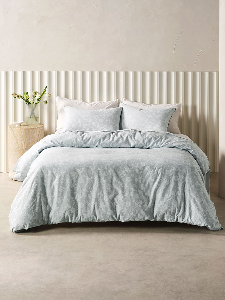 Athena Silver Duvet Cover Set