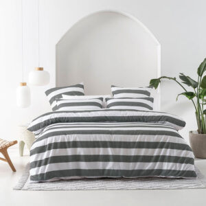 Sydney Carbon Duvet Cover Set