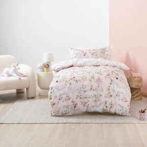 Unicorn Blossom Duvet Cover Set