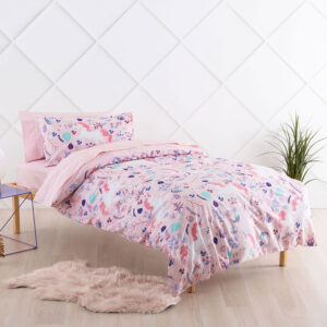 Unicorn Garden Duvet Cover Set
