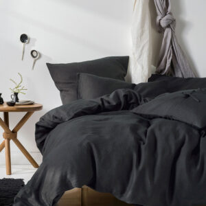 Nimes Charcoal Duvet Cover Set