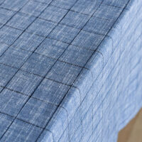 Oxford Grid Navy Tablelinen - Image 3