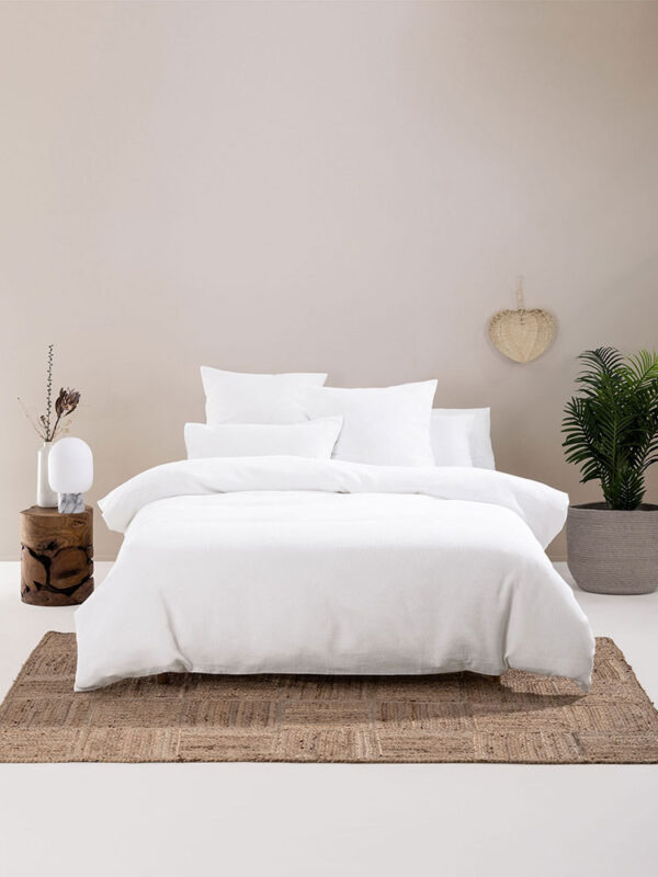Providence White Duvet Cover Set