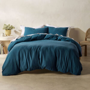 Galene Teal Duvet Cover Set