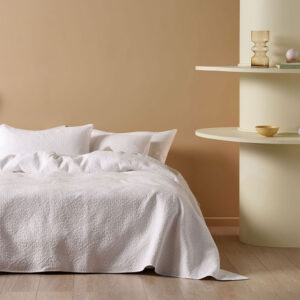 Lilou White Coverlet Set