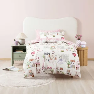 Paris Tails Duvet Cover Set
