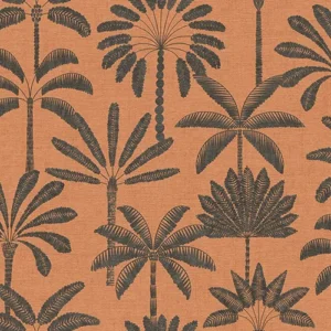 Coconut Quay Wallpaper - Tobacco