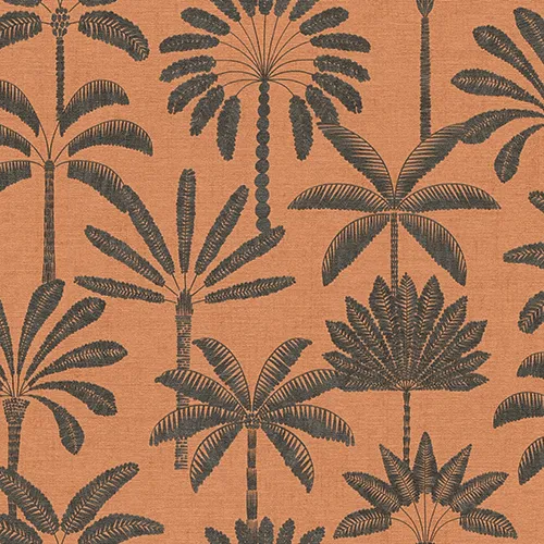Coconut Quay Wallpaper - Tobacco