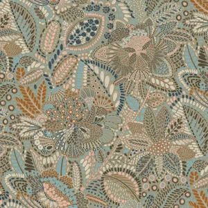 Florence Wallpaper - Coral