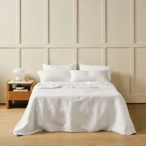 Marceau White Coverlet Set