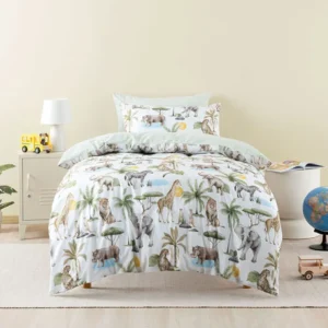 Sunny Safari Kiddies Duvet Cover Set