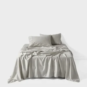 Surf Wash Flat Sheet Light Silver