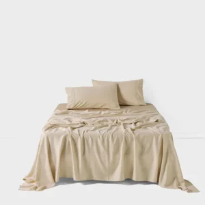 Surf Wash Flat Sheet Taupe