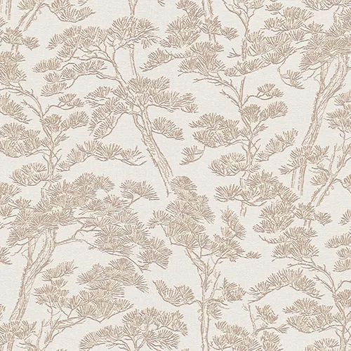 Whispering Pines Wallpaper - Stone